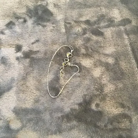 Sterling Silver Multi-Heart Necklace - Picture 5 of 6